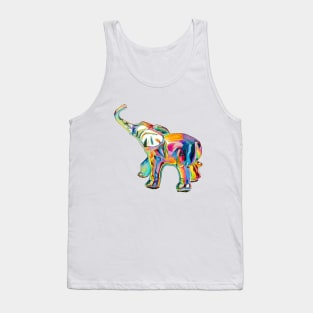 Rainbow Elephant Take 2 Tank Top